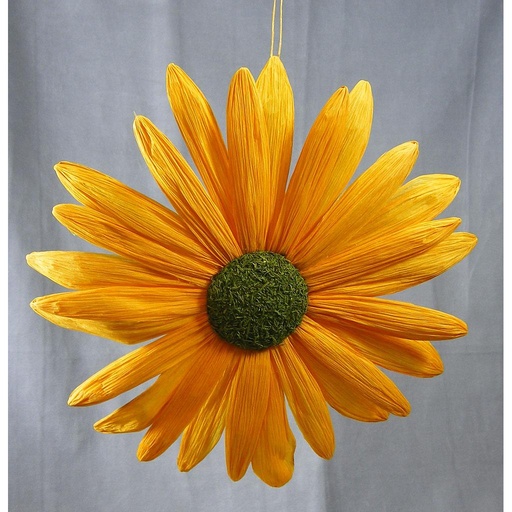 [SJ3102-GYL] DISPLAY HANGING DAISY 16"  GOLDEN YELLOW