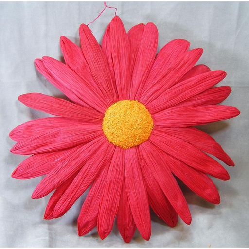 [SJ3102-HPK] DISPLAY HANGING DAISY 16"  HOT PINK