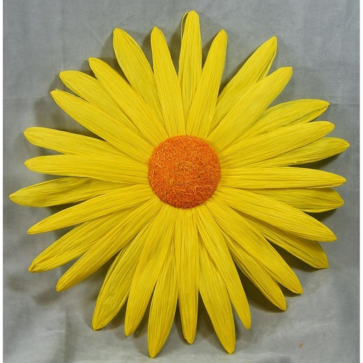 [SJ3102-YEL] DISPLAY HANGING DAISY 16"  YELLOW