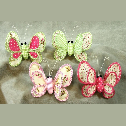 [SJ365-AST] BUTTERFLY 3.5" X 2.5" W/CLIP (4 ASST/BAG)