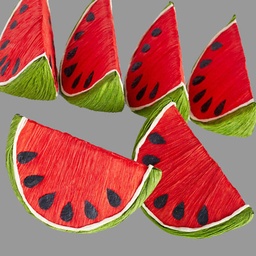 [SJ397] WATERMELON SLICES    4&quot;x3.25&quot; (6/BAG)