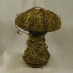 [SJ4004] MUSHROOM 8.5&quot; X 6&quot; MOSS/TWIG
