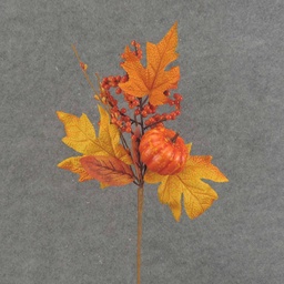 [SEF604950] PUMPKIN/BERRY/LEAF PIC 15&quot;  2 ASST'D (6/BAG)