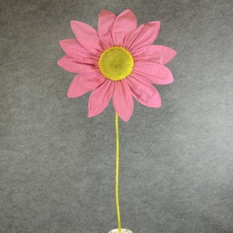 [SJ5000-PNK] FLOWER STEM FABRIC 22&quot;D/50&quot;H  PINK