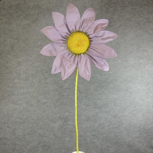[SJ5000-PUR] FLOWER STEM FABRIC 22"D/50"H  PURPLE