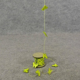 [SJ5048-GRN] BUTTERFLY 1.15&quot; 24/GARLAND 8'  GREEN