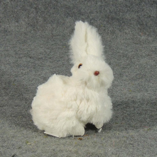 [SJ5090-WHT] BUNNY 5.25"H X 4.5"     WHITE