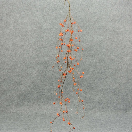 [SJF4019-ORG] GARLAND/STRANDS 38" BERRY VINE  ORANGE