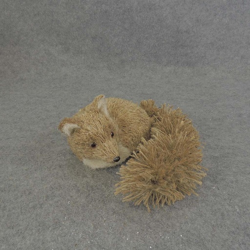 [SJF5024] FOX CURLED/LYING 7" X 3.5" NAT. MATERIAL