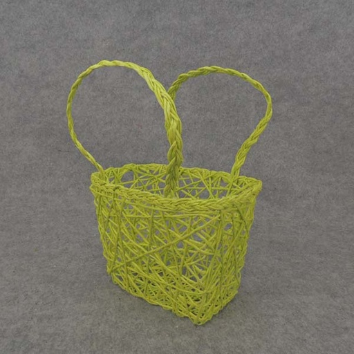[SL6010-GRN] BASKET PAPER 7x5x4" LARGE  GREEN