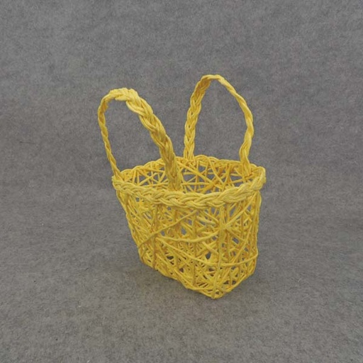 [SL6011-YEL] BASKET PAPER 6x4.5x3" MEDIUM  YELLOW