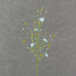[SL8005-BLU] 28&quot; FLOWERING PIP BERRY SPRAY BLUE