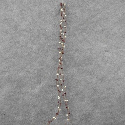 [SLF8020-CRB] PIP BERRY GARLAND 9'  CREAM/BURGUNDY