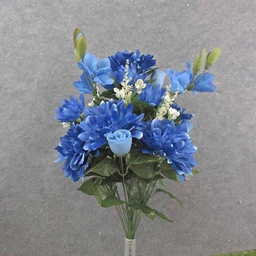 [SN9003-BLU] DAHLIA/ROSE/GLADIOLUS BUSH BLUE