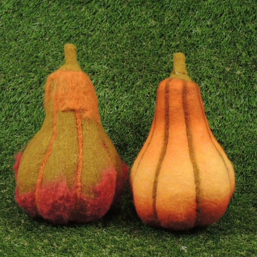 [SJF318-AST] GOURD WOOL LARGE 2-ASSORTED 9"
