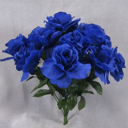 [SP500-ROY] 16.5&quot; ROSE BUSH OPEN X 14 ROYAL BLUE