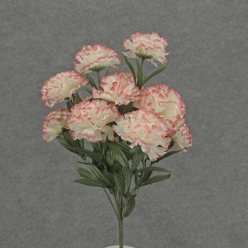 [SP63-PEP] 20" CARNATION BUSH X 14 PEPPERMINT