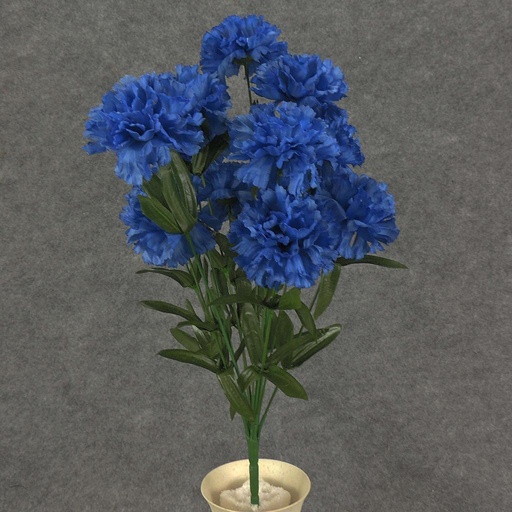 [SP63-ROY] 20" CARNATION BUSH X 14 ROYAL BLUE