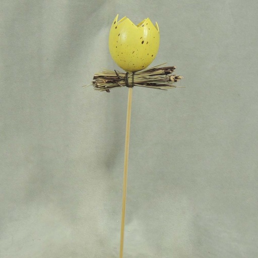 [SR327-YEL] EGGSHELL 2" PICK 10" OAL YELLOW (6/BAG)