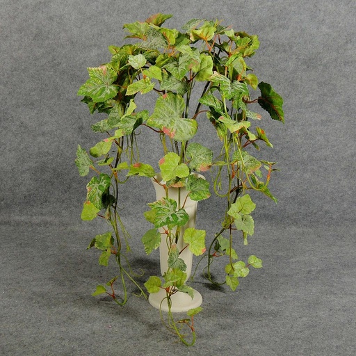 [SR5029] GRAPE LEAF FROSTED HANGING BUSH W/138 LVS