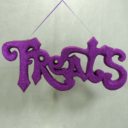 [SRF312] DISPLAY "TREATS" 20" HANGING