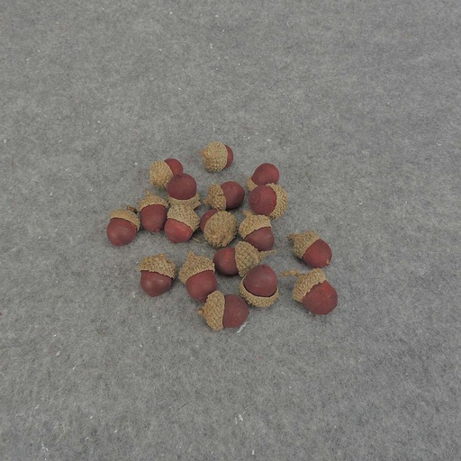 [SRF5004-BUR] ACORN .75"-1" (75 PER BAG)  BURGUNDY