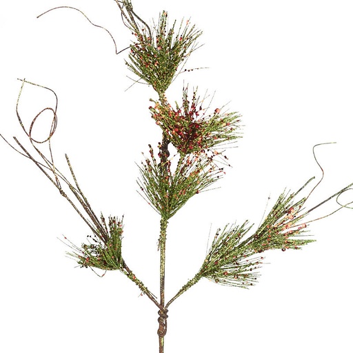 [XA10-RED] PINE SPRAY W/JEWEL 32" RED