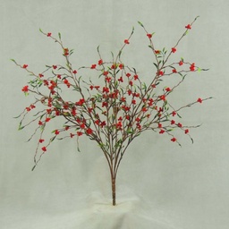 [X1802435] BERRY PTERIS BUSH X9 23.5&quot; RED