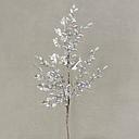 [X35220-SIL] BERRY SPRAY 20" W/HOLLY LEAVES  SILVER