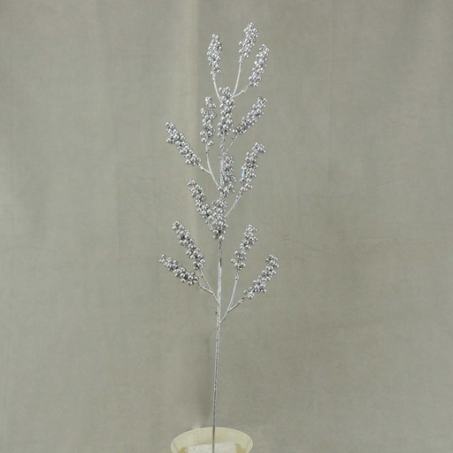 [X505G-SIL] SPRAY 26" BUBBLE BERRY SILVERW/GLITTER