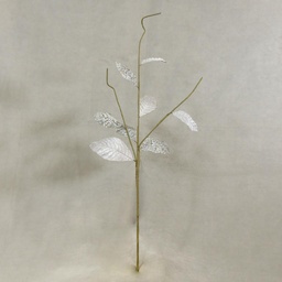 [X10-18-SIL] 28" LEAF SPRAY - SILVER