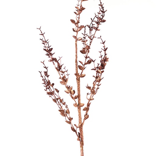 [XA115-BRN] LEAF SPRAY 31"    BROWN