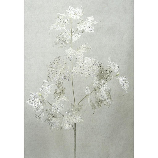 [X13488-WHT] MAPLE SPRAY X3 GLITTER WHITE