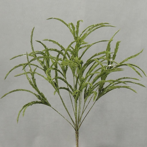 [X38783-GRN] GLITTER DRYANDRA GRASS BUSH  GREEN