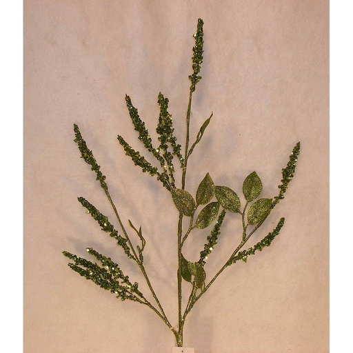 [X8020-GRN] AMARANTHUS GLITTER 33" GREEN