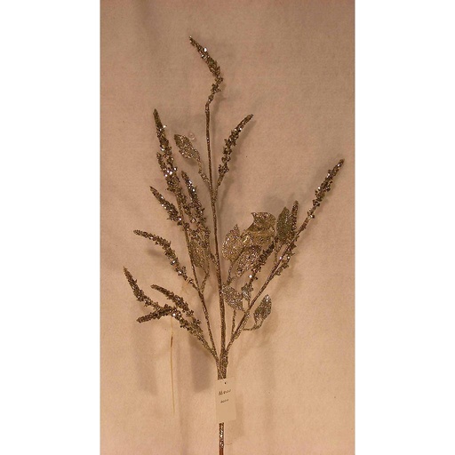 [X8020-PTN] AMARANTHUS GLITTER 33" PLATINUM