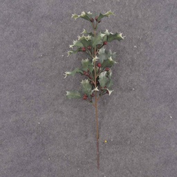 [X8998-AST] HOLLY BERRY SPRAY 15"  (12/BAG) VARI & GREEN