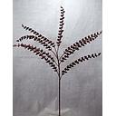 [X9322-BRN] EUCALYPTUS SPRAY X8 GLITTER 32"  BROWN