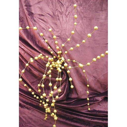 [X885400] 28" GOLD MICA BUBBLE BALL SPRAY
