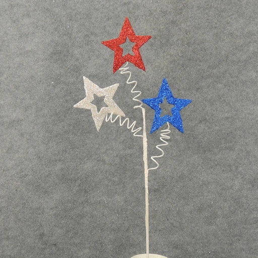 [XA102] STAR AMERICANA SPRAY 26" R/W/B