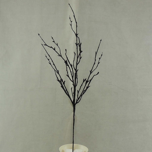 [X60142-BLK] 22" GLITTER TWIG BRANCH  BLACK