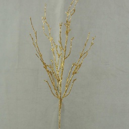[X60142-GLD] 22&quot; GLITTER TWIG BRANCH   GOLD