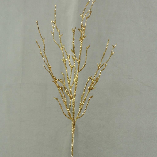 [X60142-GLD] 22" GLITTER TWIG BRANCH   GOLD