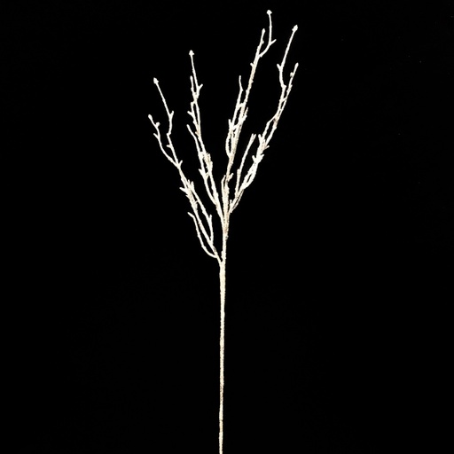 [X60142-SIL] 22" GLITTER TWIG BRANCH SILVER