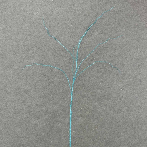 [X60144-BLU] 50" GLITTER TWIG SPRAY  BLUE