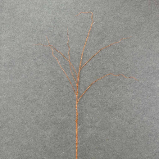 [X60144-BRN] 50" GLITTER TWIG SPRAY  BROWN