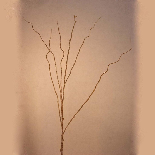 [X60144-GLD] 50" GLITTER TWIG SPRAY GOLD
