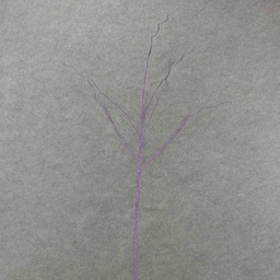 [X60144-PUR] 50&quot; GLITTER TWIG SPRAY  PURPLE