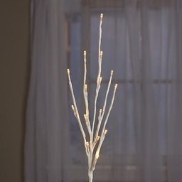 [XA131-WHT] LIGHTED TWIG BRANCH 28&quot;  LED WHITE  15 lites