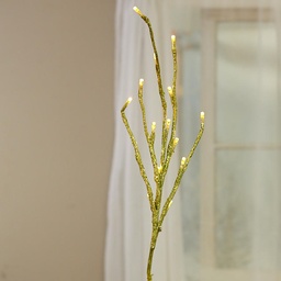[XA132-LGN] LIGHTED TWIG BRANCH 28&quot;  LED  LIGHT GREEN